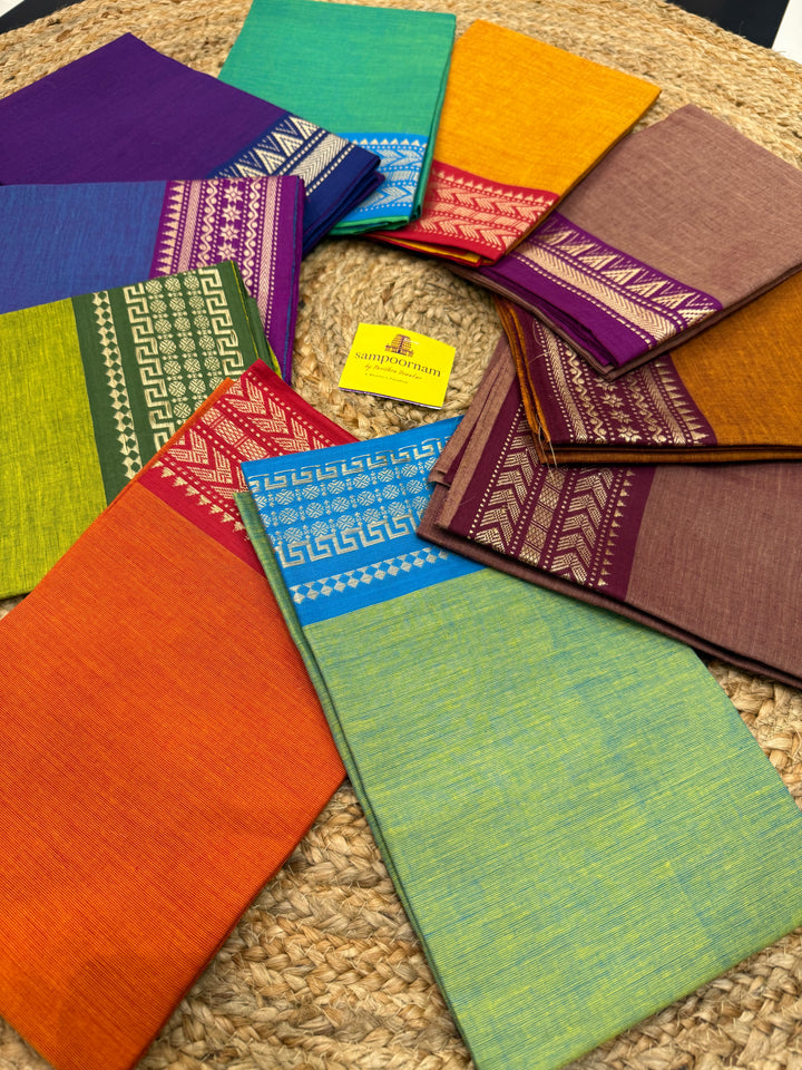 Chettinad cotton blouse - Pack of ten - Assorted