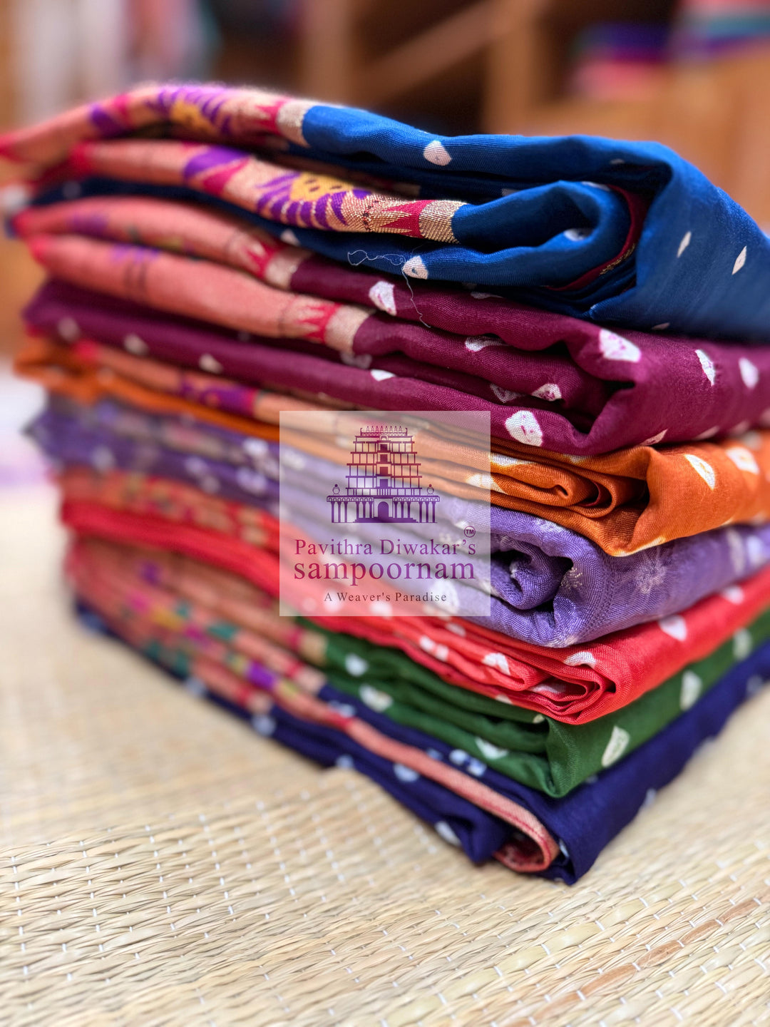 Lilac with Silver Zari ,Bandhini with Zari motifs in the body and Paithani Zari borders and Pallu with Banarasi blouse , Pure Vegan Silk Saree